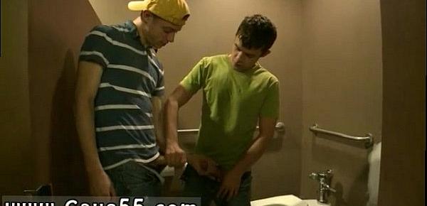  Old men getting fucked gay porn xxx Busted in the Bathroom